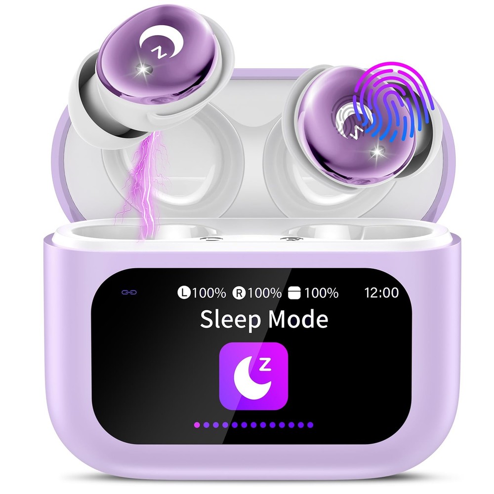 Sleep Earbuds Bluetooth 5.4 in Ear Touch Screen Ear Buds, 48H Playtime Mini S...