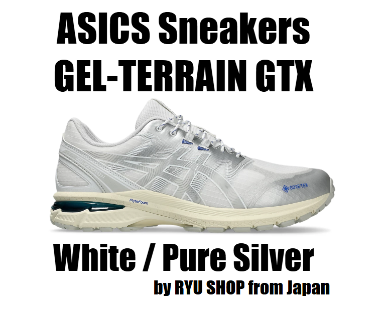 ASICS GEL-TERRAIN GTX Sneaker in White Pure Silver 1203A457.100