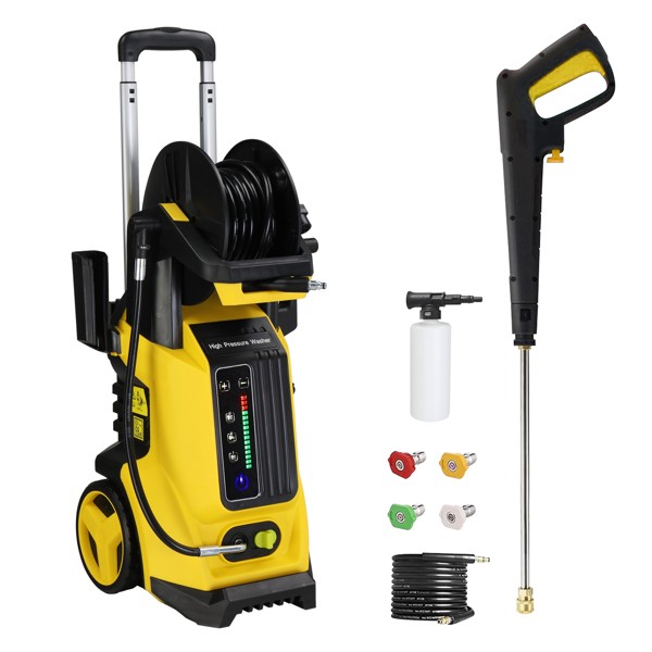 Powerful Yellow High-Pressure Cleaning Machine