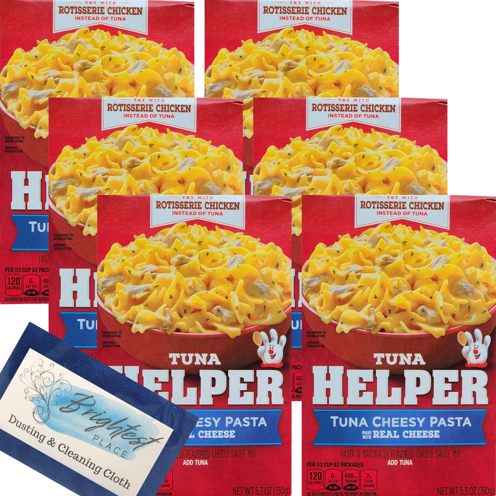 Tuna Helper Tuna Cheesy Pasta Dinner Pack of 6 Boxes