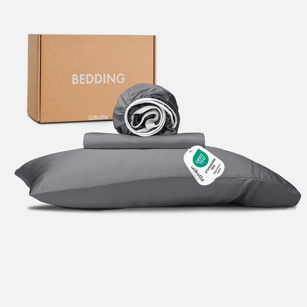 Soft Breathable Twin Sheets Set 100% Bamboo Rayon Twin Size