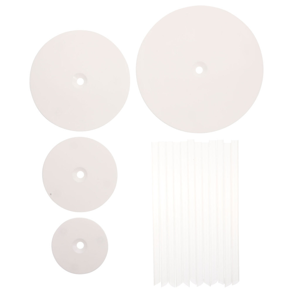 4-Pack Stackable Cake Decorating Stands with Fondant Dowels