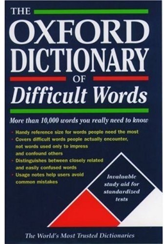 The Oxford Dictionary of Difficult Words by Hobson