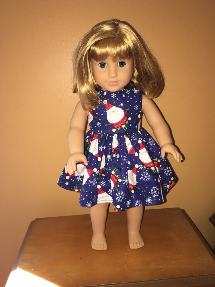 18 Inch Santa Dress for Dolls - Festive 18” Doll Clothes