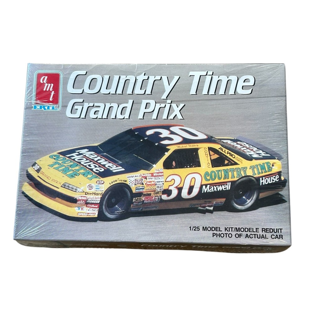 1990 Country Time Grand Prix AMT ERTL 1:25 Scale Model Kit #6732 Sealed Racing Car