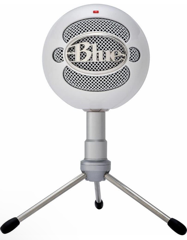 Logitech for Creators Blue Snowball iCE USB Microphone - White