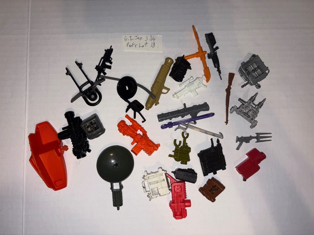 Vintage GI Joe 3 3/4” Loose Accessories Parts Lot #18