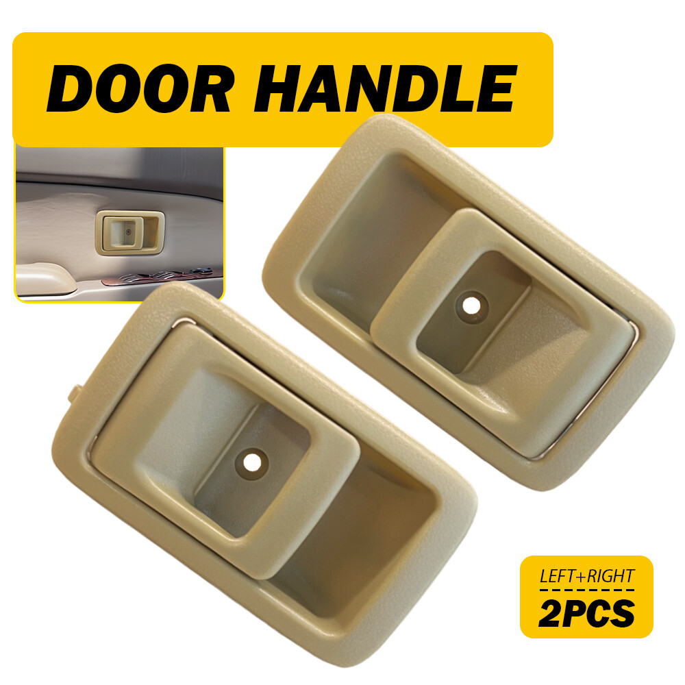 Interior Right & Left Beige Door Handles for 2001-04 Tacoma & 87-91 Camry