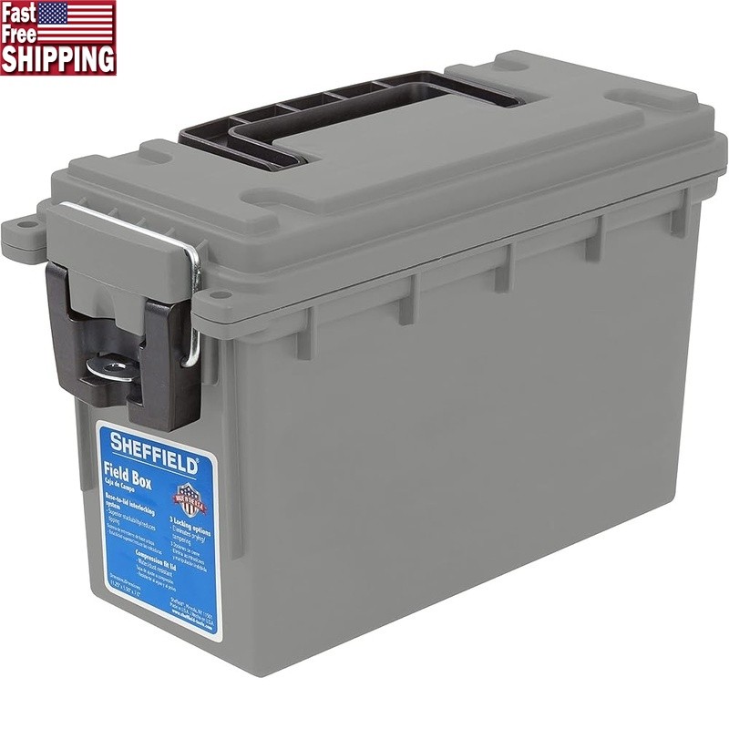 Heavy Duty Waterproof Lockable Dust Resistant Storage Box Outdoor Adventure Gear