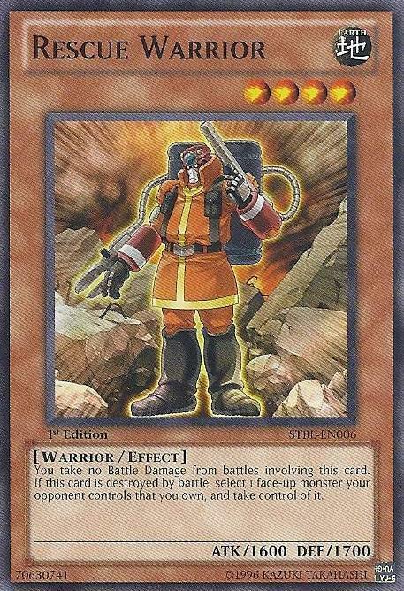 Rescue Warrior - STBL-EN006 - Common - 1st Edition x3 - Lightly Played
