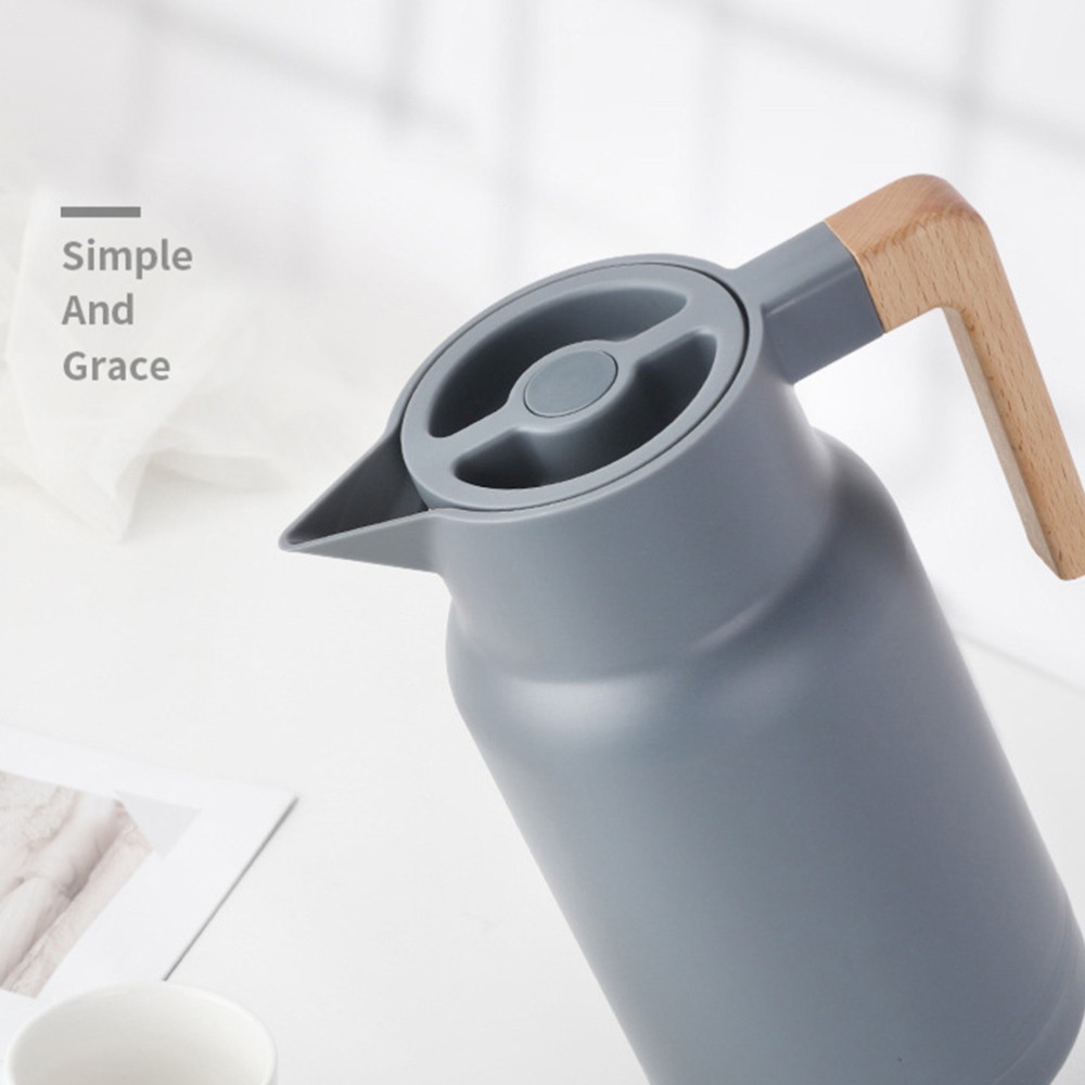 Insulated Water Kettle Thermal Bottle for Home Office Outdoor Use Grey