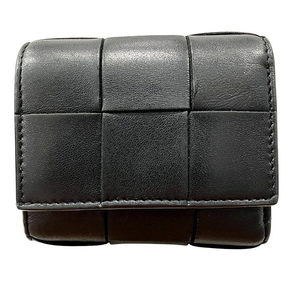 Bottega Veneta  Maxi Intrecciato Cassette Trifold Wallet Men Used