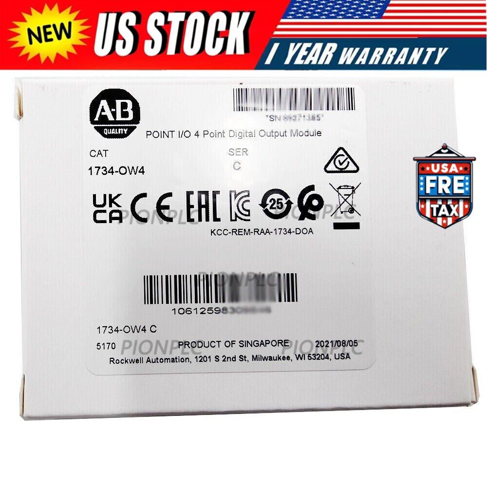 New AB 1734-OW4 POINT I/O 4 Point Digital Output Module 1734OW4 US Free Tax