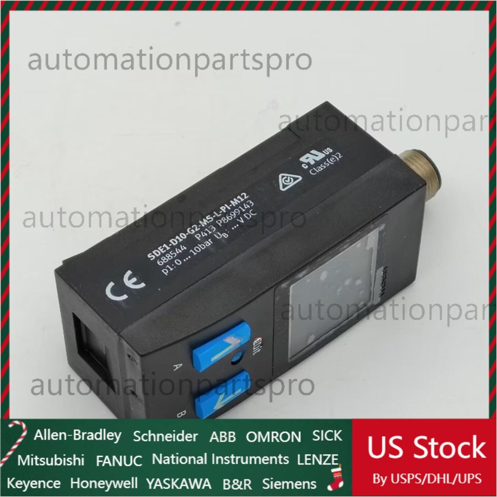 New FESTO SDE1-D10-G2-MS-L-PI-M12 688544. Pressure switch