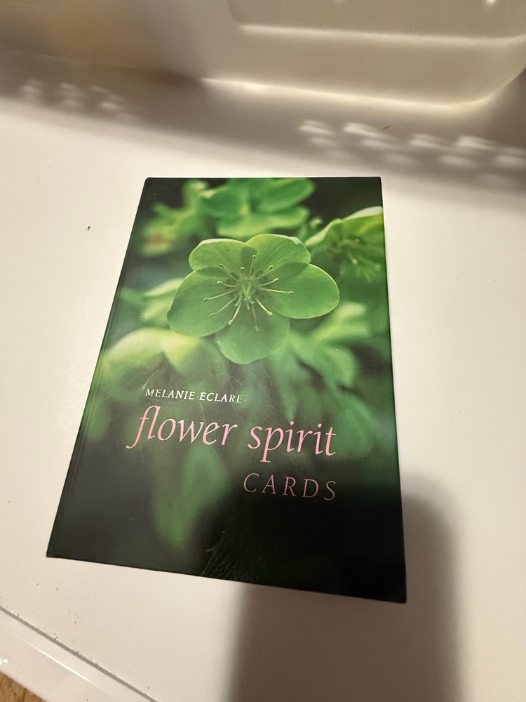 FLOWER SPIRIT CARDS By Melanie Eclare Floral Oracle Cards With Guide Book 2004