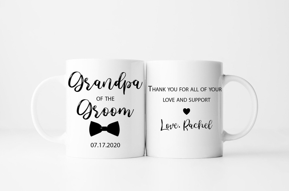 Grandpa Of The Groom Mug Wedding Mug For Grandpa Of The Groom Gift From Groom To