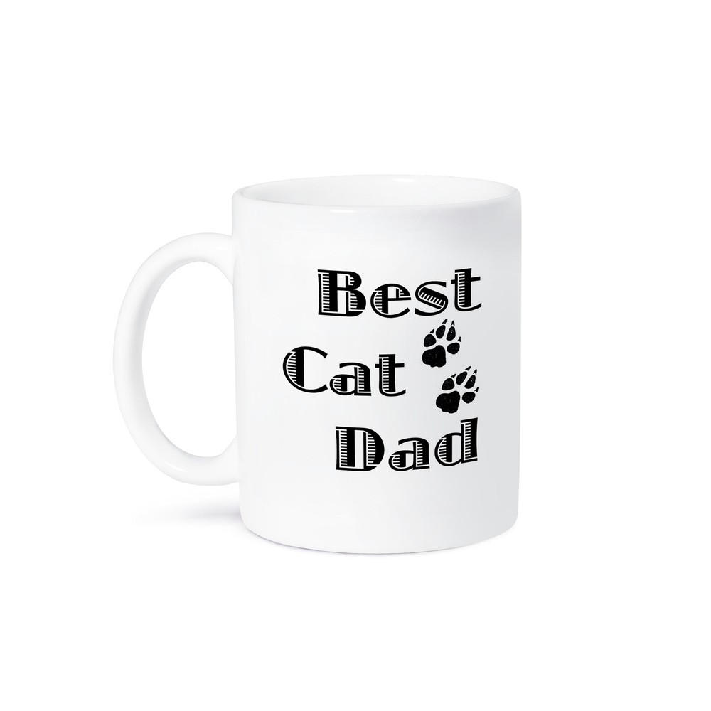 Best Cat Dad Ever 3D Printed Mug