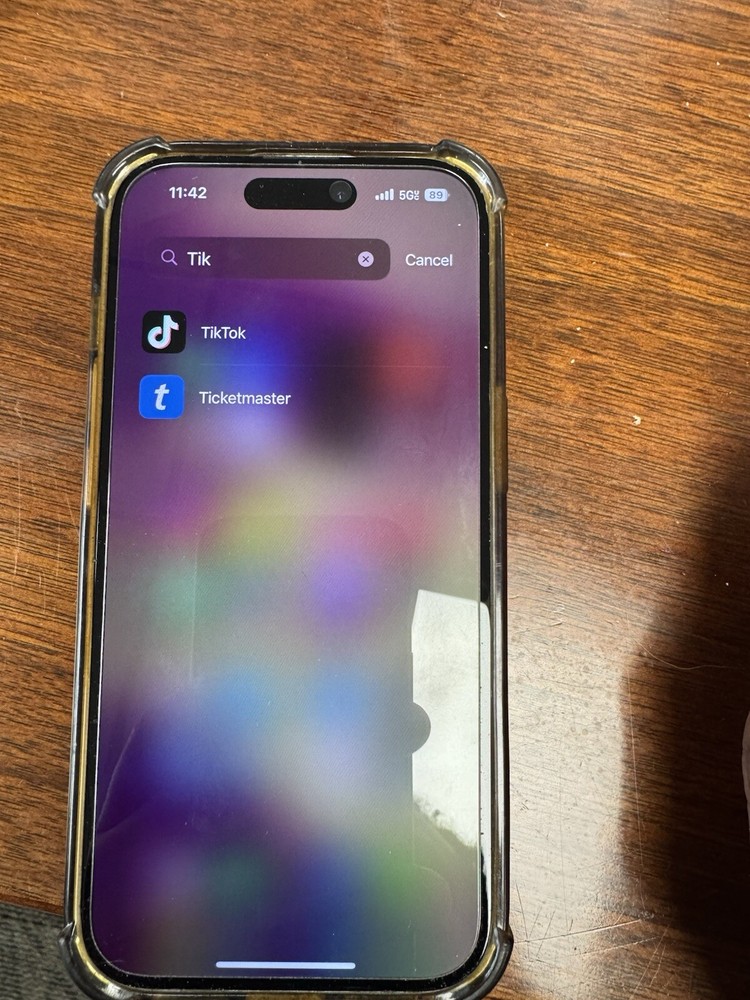 Blue Apple iPhone 15 With TikTok 128gb Perfect Condition