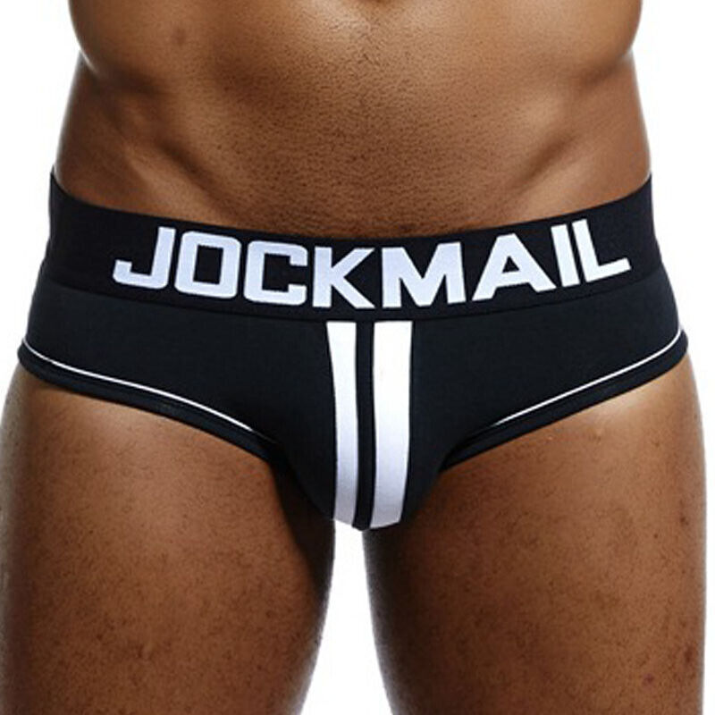 JOCKMAIL Men Underwear Jockstap Slip Thongs Low Waist Short Open Backless Briefs
