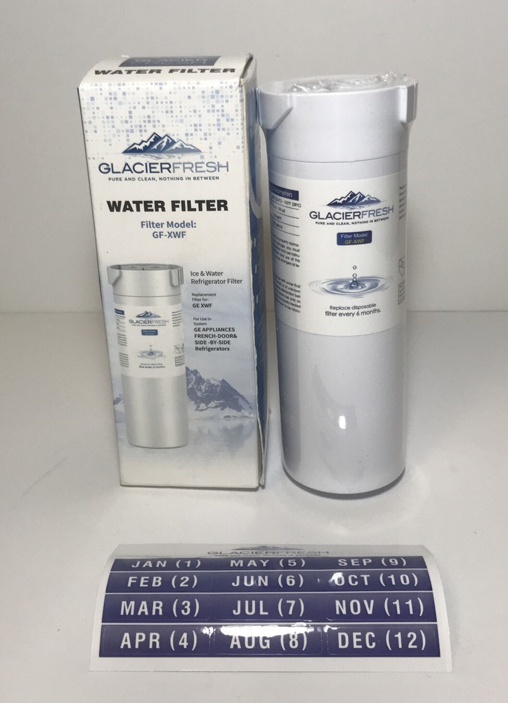 1 Pack Glacier Fresh GF-XWF Refrigerator Water Filter Replacement for GE XWF Models