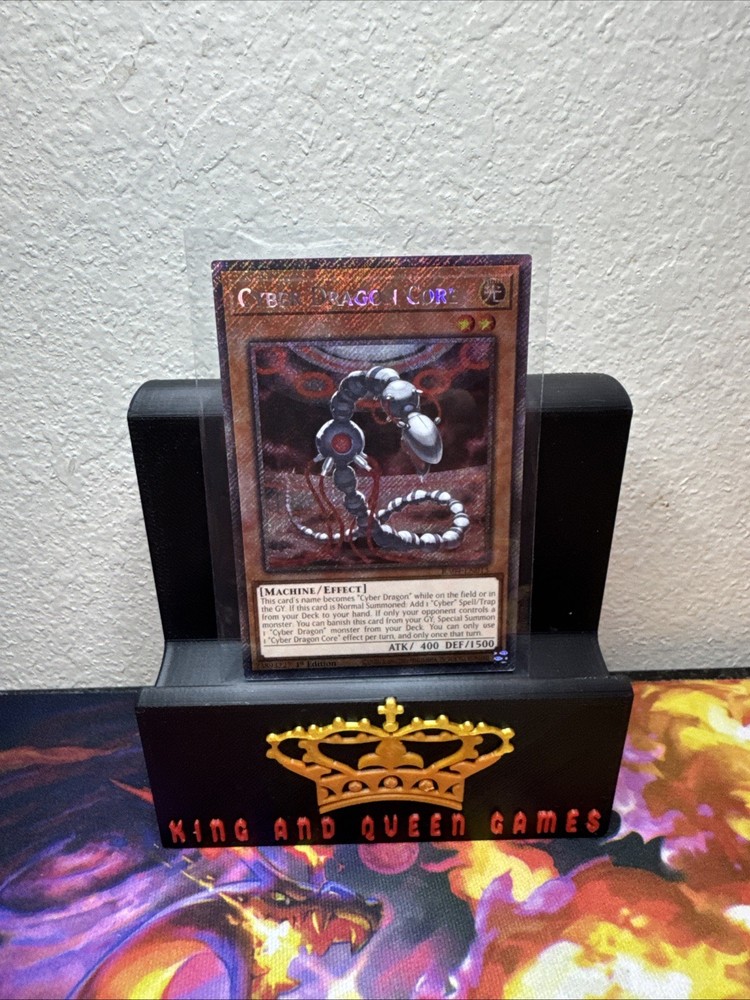 Cyber Dragon Core Platinum Secret Rare RA04-EN013 1st Ed QCS-image