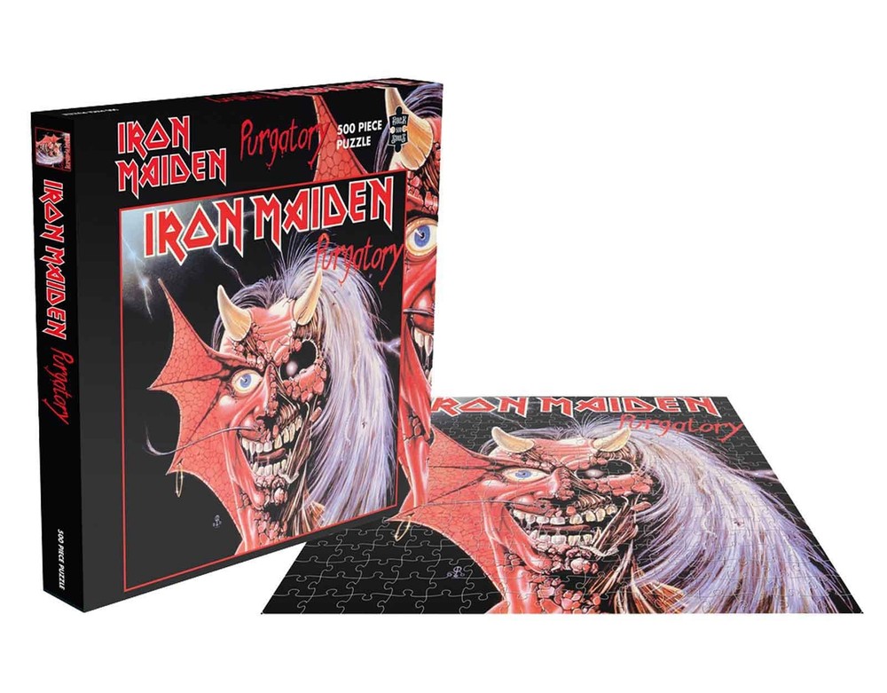 Iron Maiden Purgatory Album Cover 500-Piece Black Jigsaw Puzzle Official