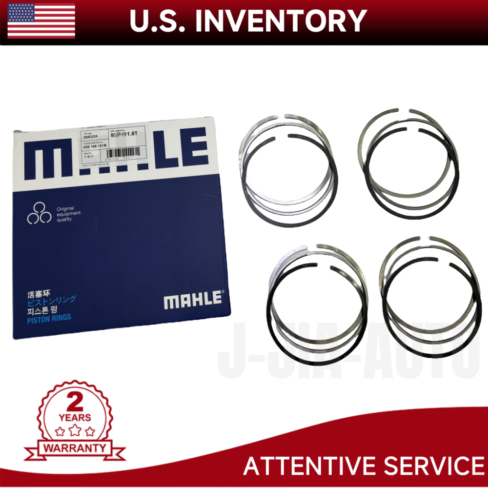 4PCS STD Piston Rings Set for VW Jetta Audi Skoda 1.8T 06B198151B 81mm