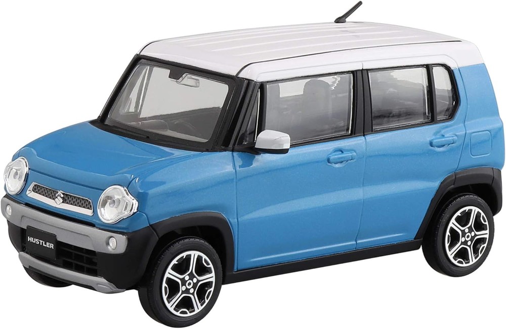 1/32 Scale Suzuki Hustler Summer Blue Metallic Snap Kit Model 01-D by Qingdao