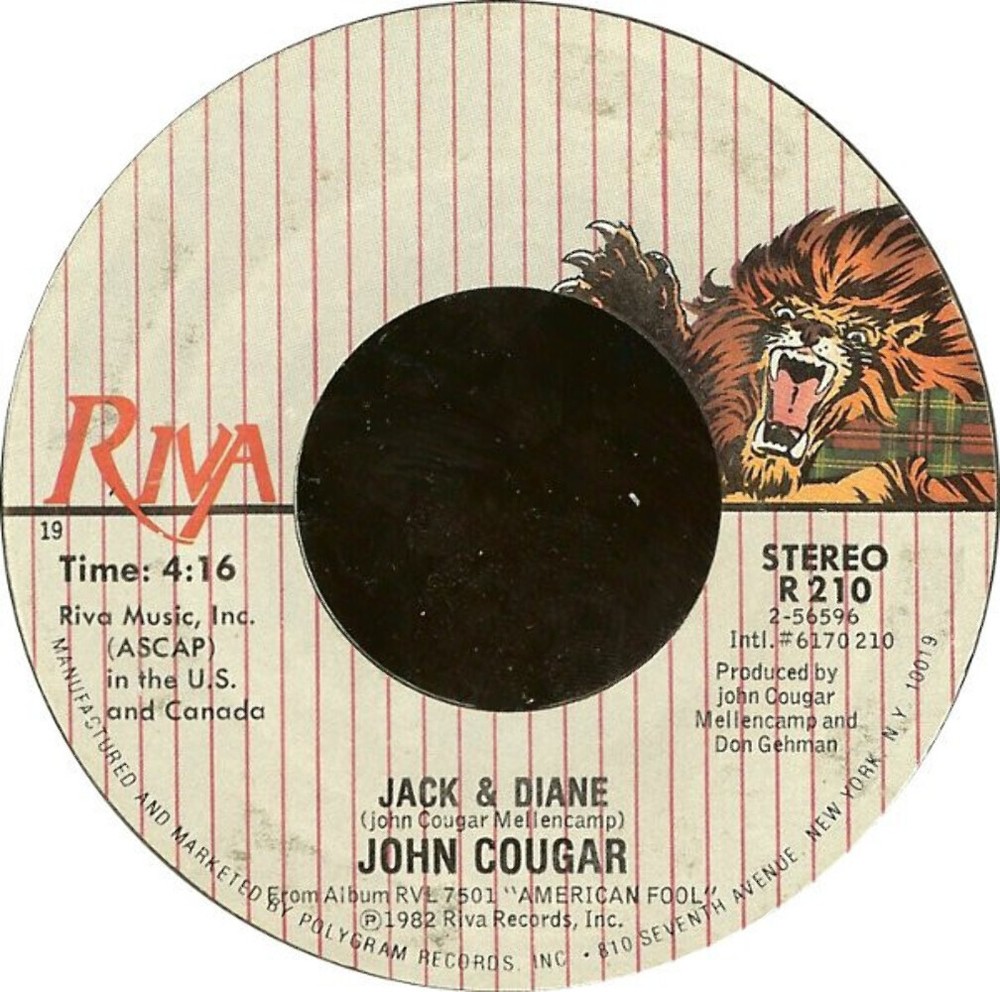 John Cougar Mellencamp - Jack & Diane - Riva (2) - R 210 - 7