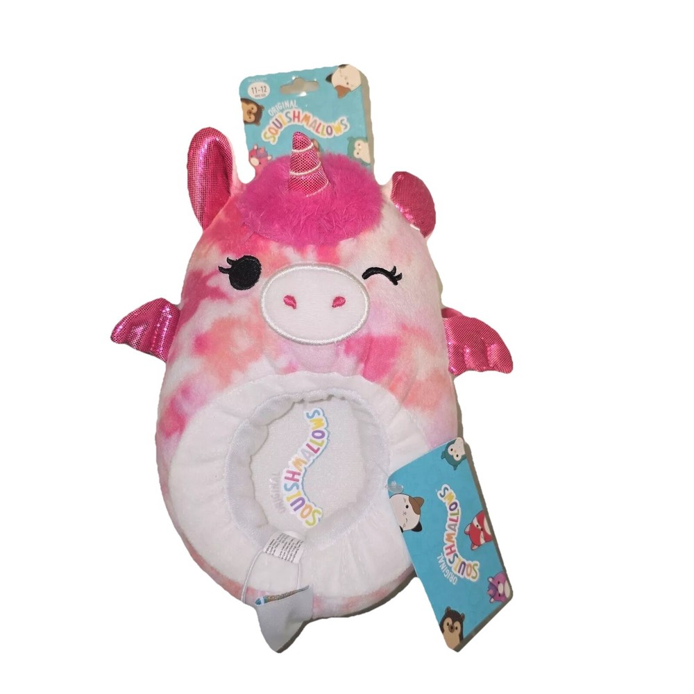 Size 11/12 Squishmallow Slippers Henley The Alicorn Plush Footwear  