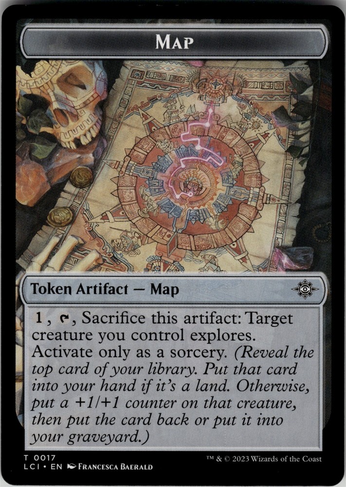 MAP TOKEN The Lost Caverns of Ixalan #17 LCI(NM+)(MTG)