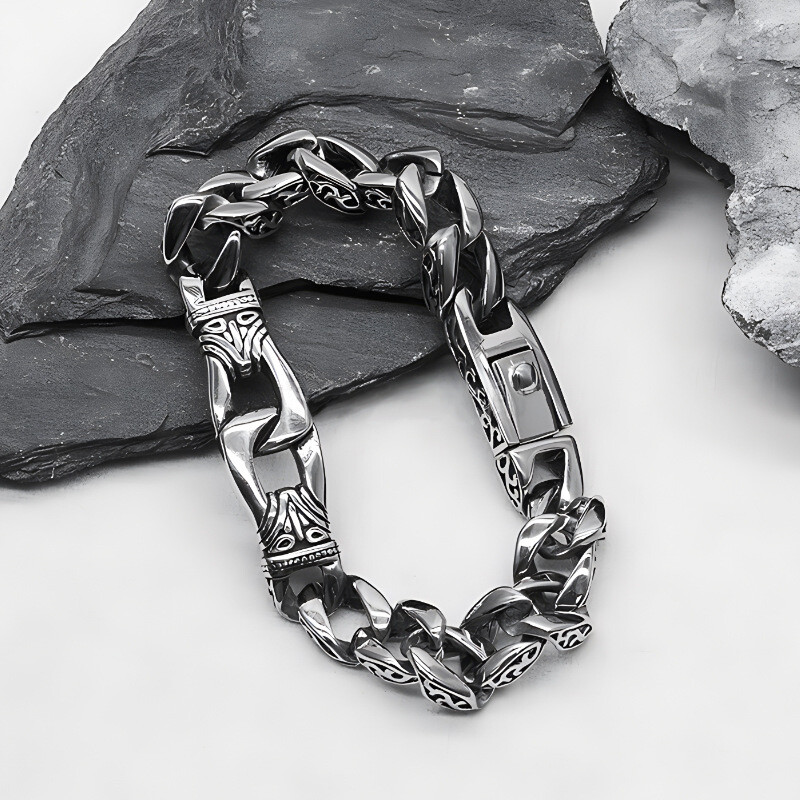 New fashion chain Creative vintage lace stainless steel hand ornaments