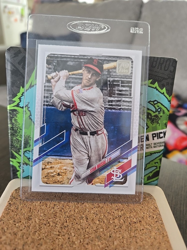 2021 Topps Legend Variation Stan Musial #566 Bat in Hand Card