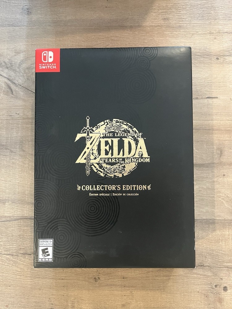 The Legend of Zelda Tears of the Kingdom Collector's Edition Switch Sealed CIB