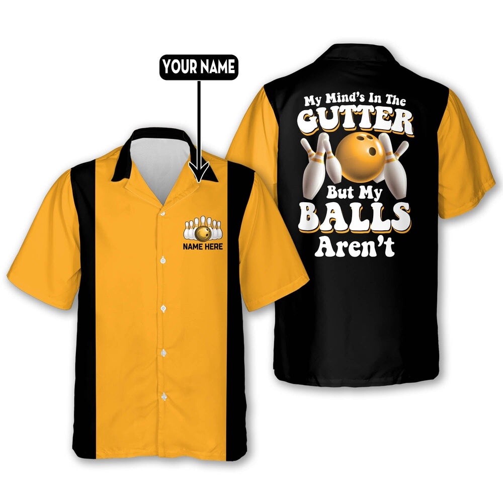 My Mind8217s in The Gutter Bowling Shirts Custom Bowling Shirt Custom Team Bowli