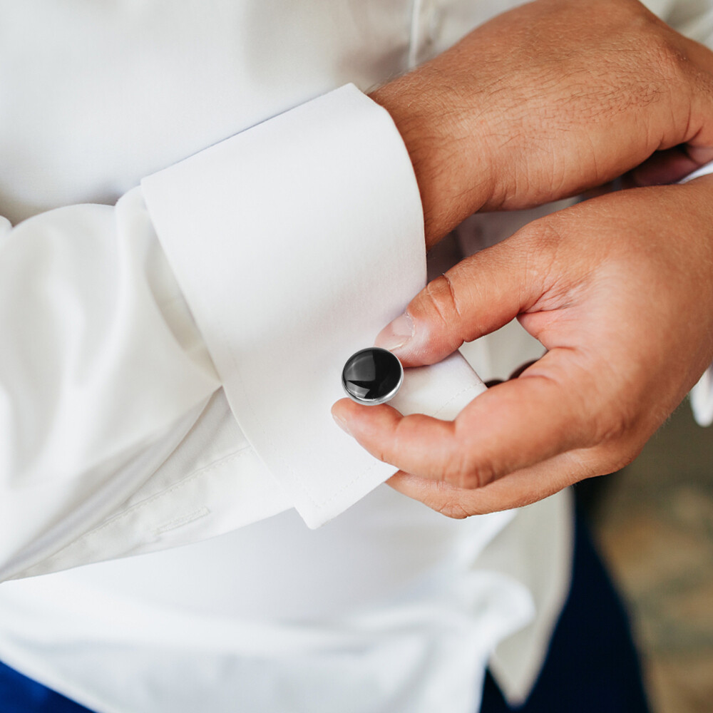 8-Piece Tuxedo Button Set with Shirt Studs and Cufflinks for Men and Grooms