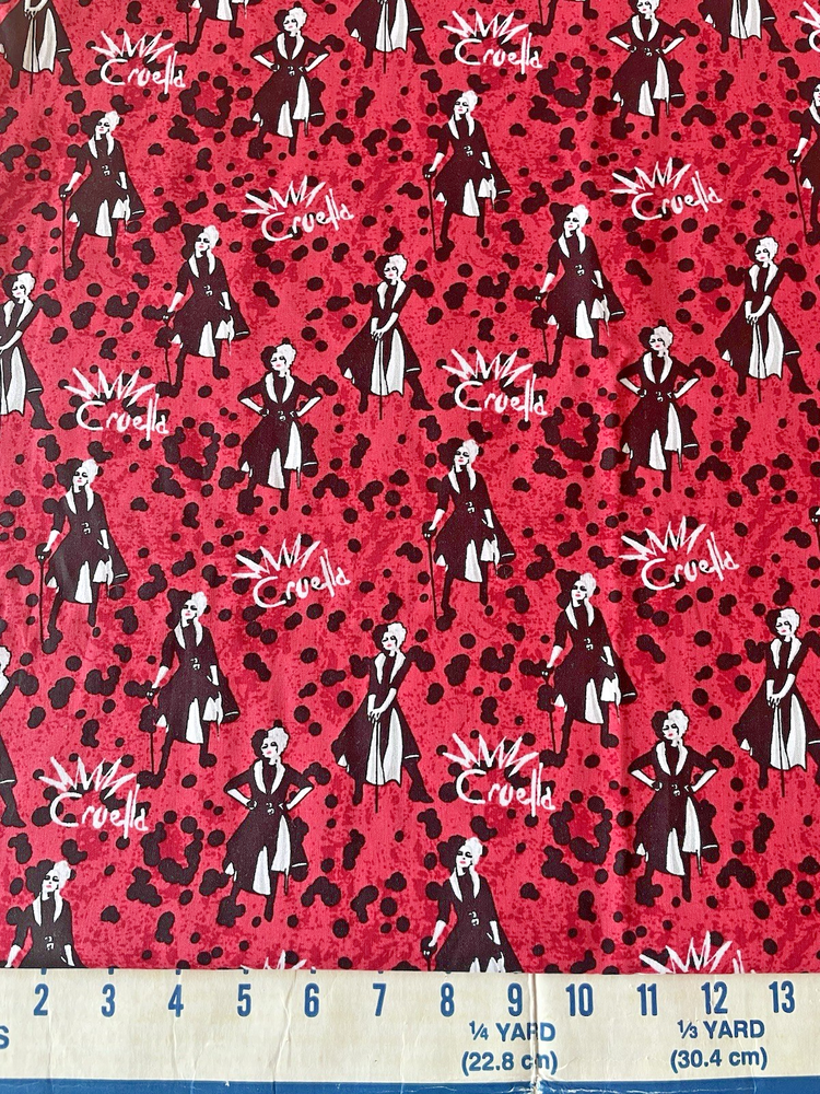 Disney Villains Fabric 2 Yards (72