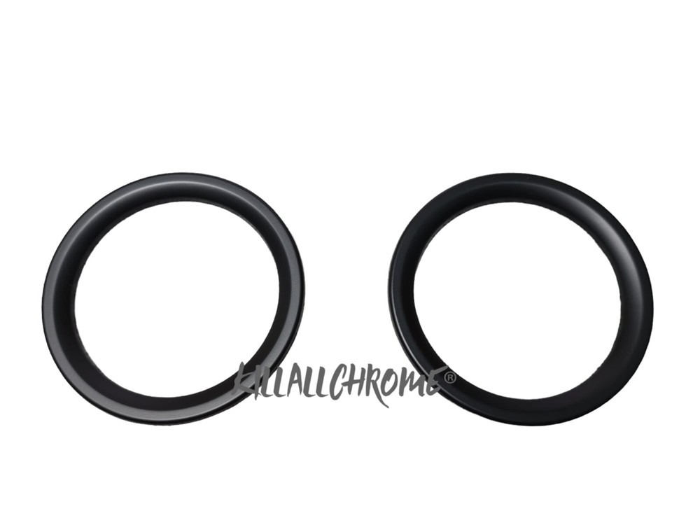 Air Vent Trim Covers for Series 3 Fiat 500 Abarth 2007 - 2015 Matt Black