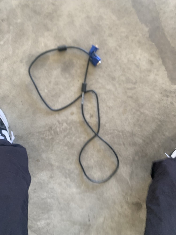 SVGA SUPER VGA Monitor 15PIN M/M Male To Male Cable CORD FOR PC TV HDTV Blue Us