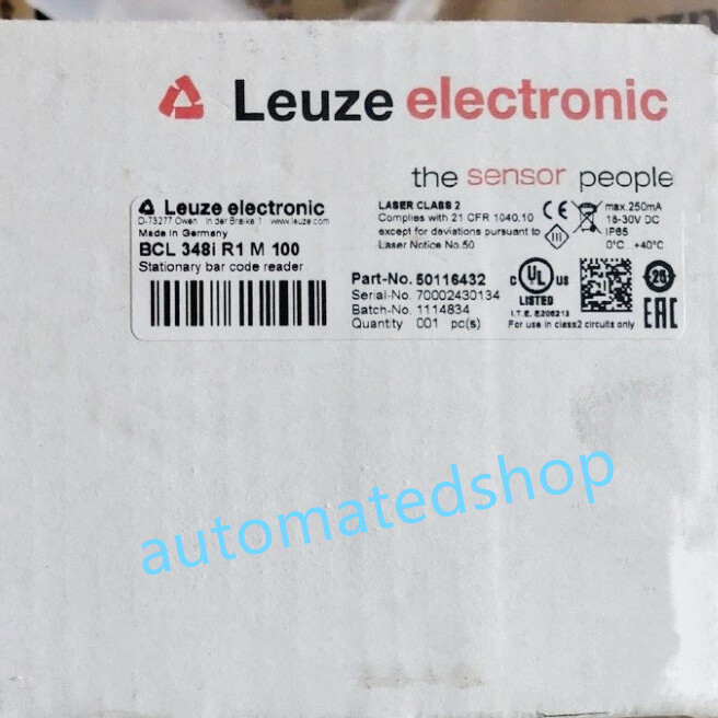 LEUZE BCL 348i R1 M 100 50116432 Code Scanner Via DHL or FedEx