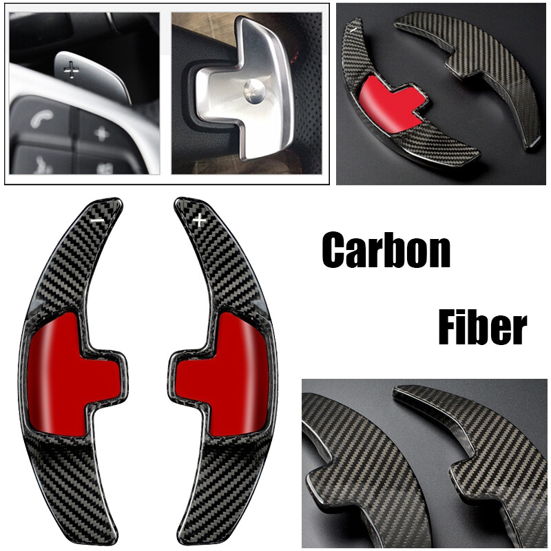 Carbon Fiber Steering Wheel Shifter Paddle Extension For Benz A C E S W205 E300