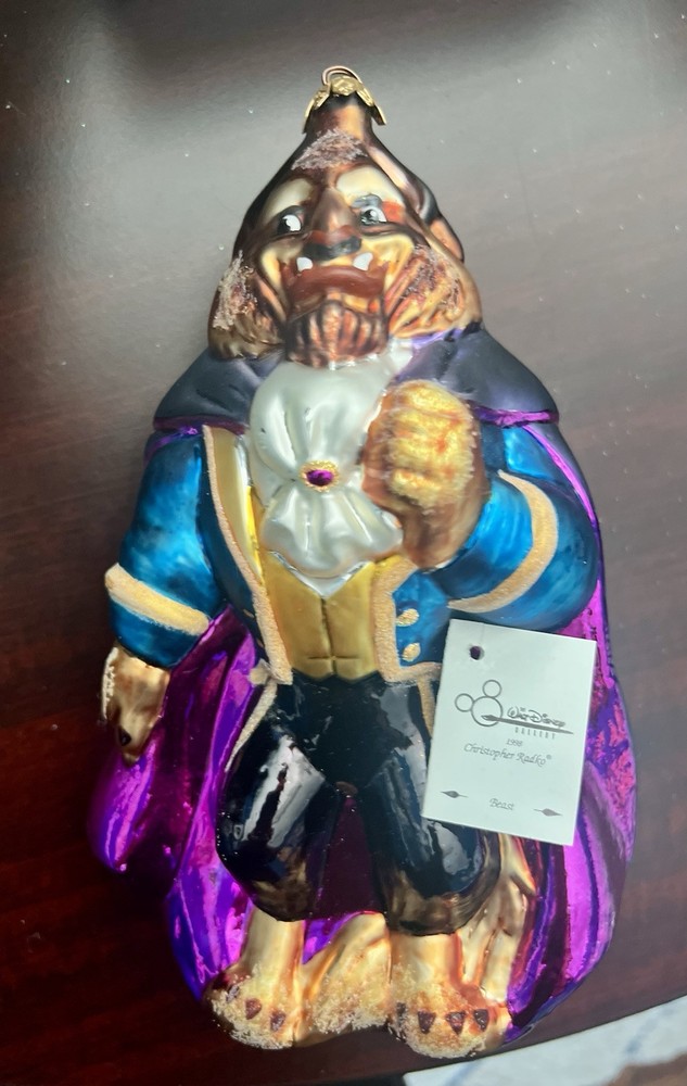 Christopher Radko “BEAST” Ornament LE 402 of 5000. Large Beautiful Piece.