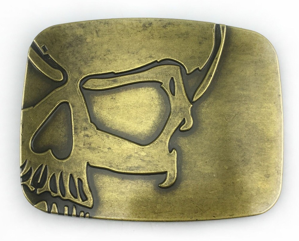 Skull Retro Western Belt Buckles Cowboy Metal Rodeo Wear for Men & Women