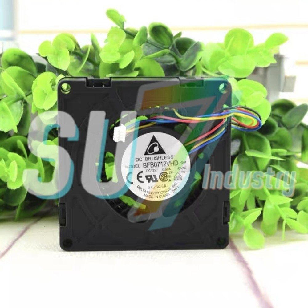 Delta BFB0712VHD 7015 7CM 12V 0.50A 4-wire Cooling Fan# 1pcs New In Box