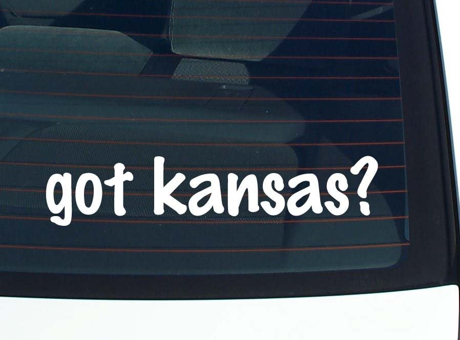 got kansas? CAR DECAL BUMPER STICKER VINYL FUNNY JOKE WINDOW