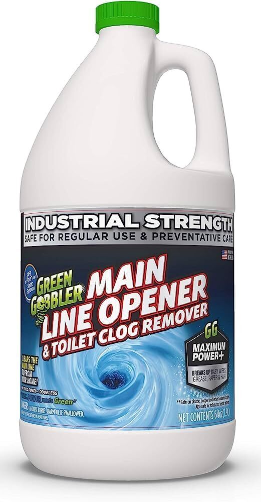 Green Gobbler Ultimate Main Drain Opener - Powerful Hair Clog Remover for Drains
