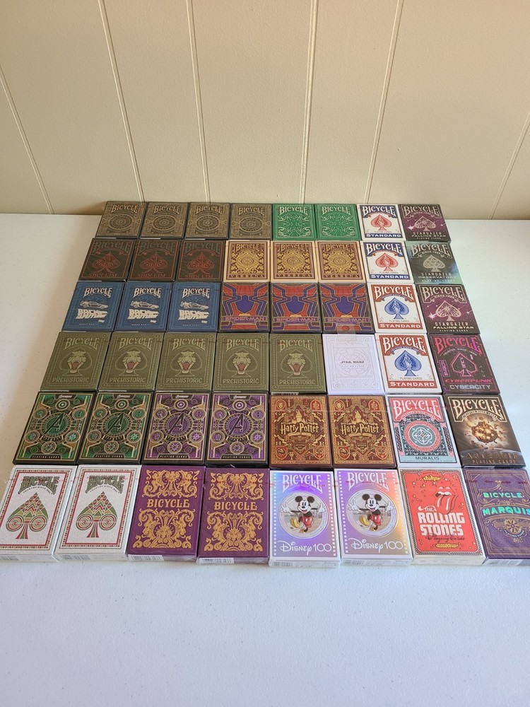 48 New Sealed Bicycle & Theory11 Playing Cards Bundle