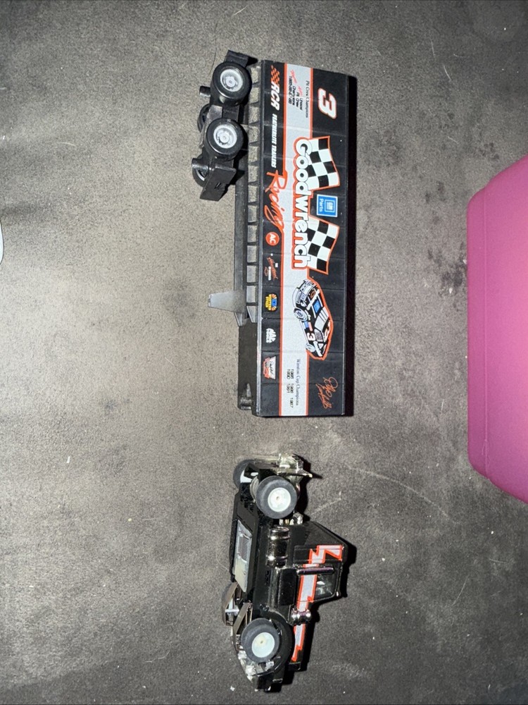 Tyco DALE EARNHARDT GOODWRENCH #3 Semi Truck Slot Car HO scale Hauler Tested