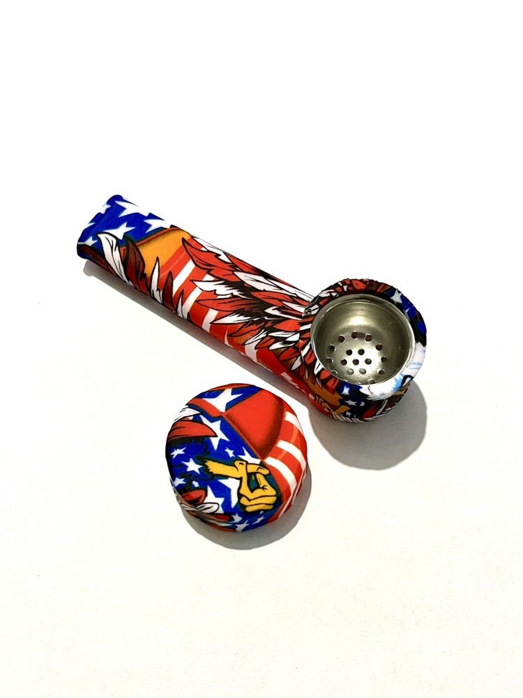 Discreet Silicone Smoking Pipe- Rubber Silicone