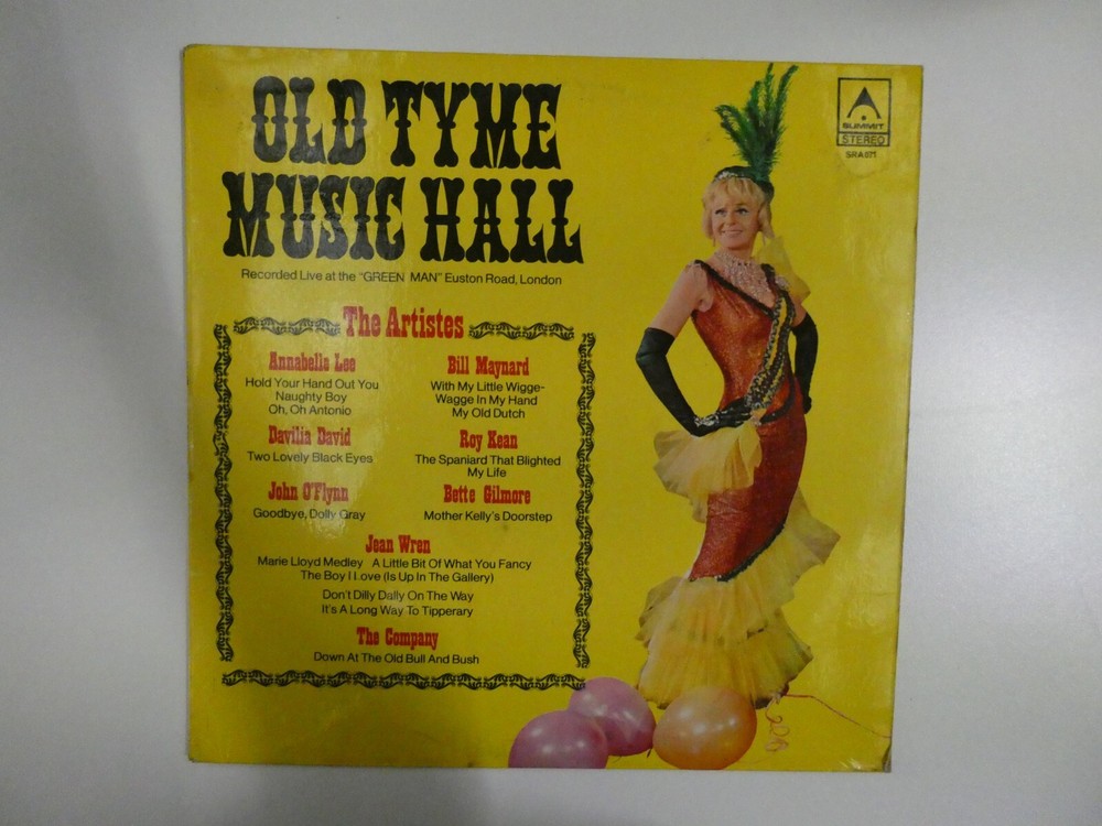 OLD TYME MUSIC HALL SUMMIT 1972 ALBUM 33 LP VINYL ESTATE RECORD